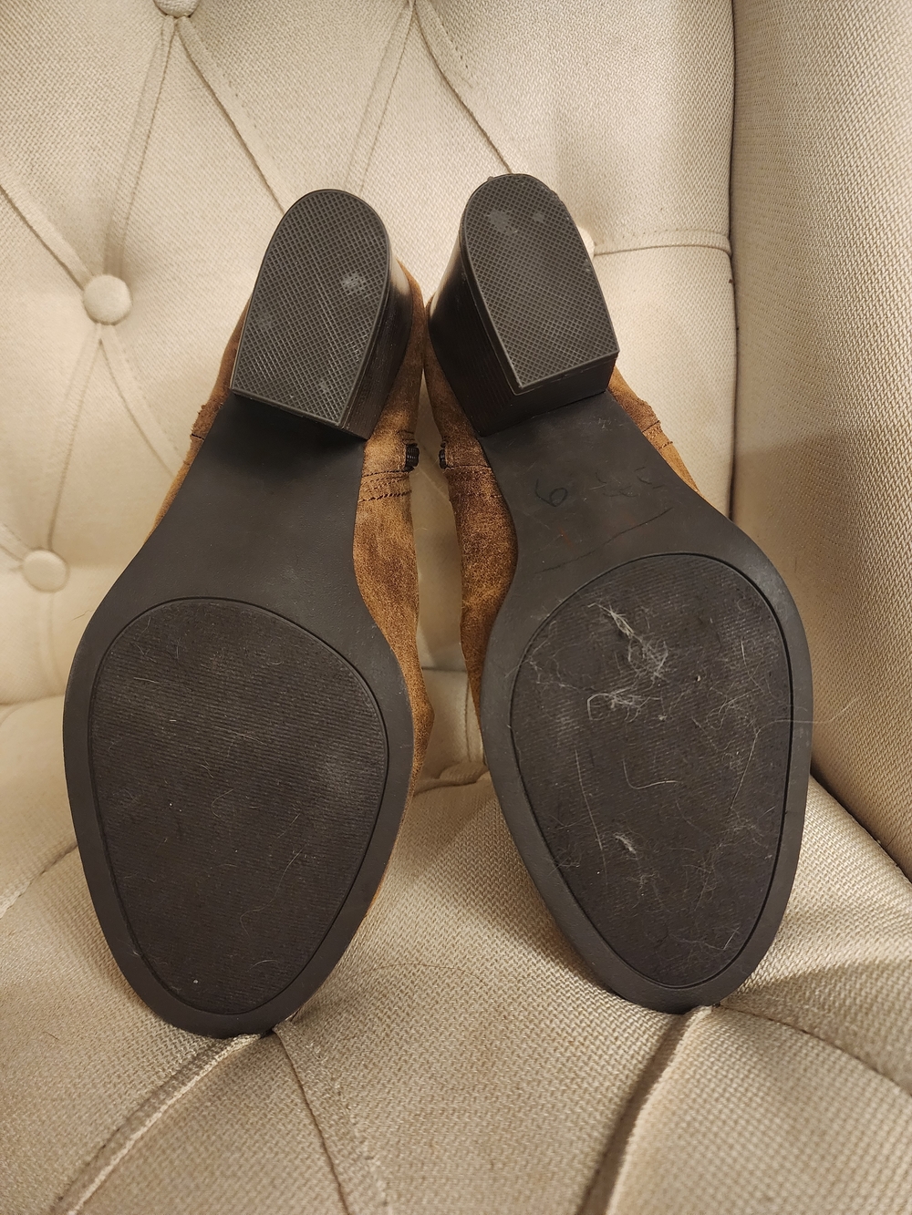 Women's Size 9 Open Toe Gladiator Heels - Picture 4 of 5